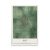 Map of Macy, Indiana, 12 x 18 inch unframed archival matte print