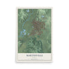 Map of Martinsville, Indiana, 12 x 18 inch unframed archival matte print