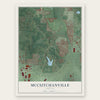 McCutchanville, Indiana map print, the full design