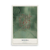 Map of Medora, Indiana, 12 x 18 inch unframed archival matte print