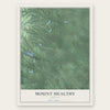 Mount Healthy, Indiana map print, the full design
