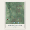 North Terre Haute, Indiana map print, the full design
