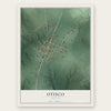 Otisco, Indiana map print, the full design