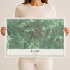 Map of Paoli, Indiana, 12 x 18 inch unframed archival matte print