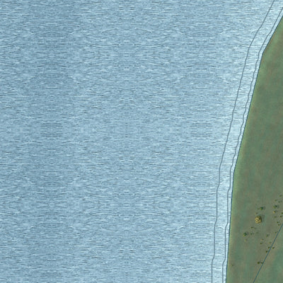 Second close-up of the map of Patriot, Indiana print showing more streets and buildings