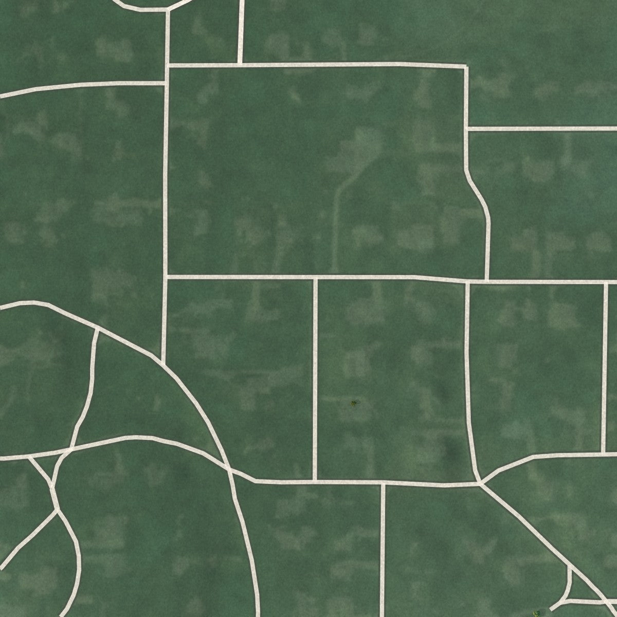 Close-up of the map of River Forest, Indiana print showing street and building detail