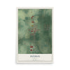 Map of Sunman, Indiana, 12 x 18 inch unframed archival matte print