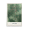 Map of Tennyson, Indiana, 12 x 18 inch unframed archival matte print