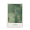 Map of Whitewater, Indiana, 12 x 18 inch unframed archival matte print