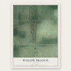 Willow Branch, Indiana map print, the full design
