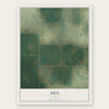 Ada, Kansas map print, the full design