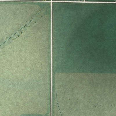 Second close-up of the map of Albert, Kansas print showing more streets and buildings