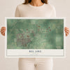 Map of Bel Aire, Kansas, 12 x 18 inch unframed archival matte print