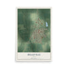 Map of Belleville, Kansas, 12 x 18 inch unframed archival matte print