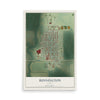 Map of Bennington, Kansas, 12 x 18 inch unframed archival matte print