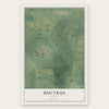 Bucyrus, Kansas map print, the full design