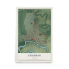 Map of Chapman, Kansas, 12 x 18 inch unframed archival matte print
