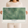 Map of Dearing, Kansas, 12 x 18 inch unframed archival matte print