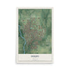 Map of Derby, Kansas, 12 x 18 inch unframed archival matte print