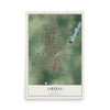 Map of Liberal, Kansas, 12 x 18 inch unframed archival matte print