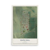Map of Maple Hill, Kansas, 12 x 18 inch unframed archival matte print