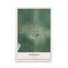 Map of Morrill, Kansas, 12 x 18 inch unframed archival matte print