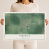 Map of Netawaka, Kansas, 12 x 18 inch unframed archival matte print