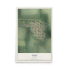Map of Otis, Kansas, 12 x 18 inch unframed archival matte print
