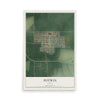 Map of Potwin, Kansas, 12 x 18 inch unframed archival matte print