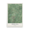 Map of Spring Hill, Kansas, 12 x 18 inch unframed archival matte print