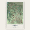 Turner, Kansas map print, the full design