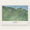 Vassar, Kansas map print, the full design