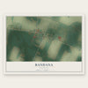 Bandana, Kentucky map print, the full design