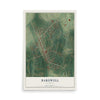 Map of Bardwell, Kentucky, 12 x 18 inch unframed archival matte print