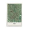Map of Berea, Kentucky, 12 x 18 inch unframed archival matte print
