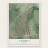Calumet, Kentucky map print, the full design