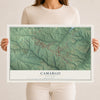 Map of Camargo, Kentucky, 12 x 18 inch unframed archival matte print