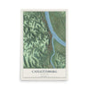Map of Catlettsburg, Kentucky, 12 x 18 inch unframed archival matte print