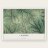 Chaplin, Kentucky map print, the full design