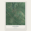 Cleaton, Kentucky map print, the full design