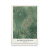 Map of Dawson Springs, Kentucky, 12 x 18 inch unframed archival matte print
