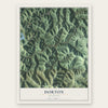 Dorton, Kentucky map print, the full design
