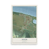 Map of Dover, Kentucky, 12 x 18 inch unframed archival matte print