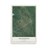 Map of Drakesboro, Kentucky, 12 x 18 inch unframed archival matte print