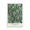 Map of Elkhorn City, Kentucky, 12 x 18 inch unframed archival matte print