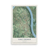 Map of Fort Thomas, Kentucky, 12 x 18 inch unframed archival matte print