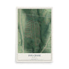 Map of Fox Chase, Kentucky, 12 x 18 inch unframed archival matte print