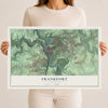 Map of Frankfort, Kentucky, 12 x 18 inch unframed archival matte print