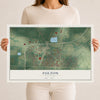 Map of Fulton, Kentucky, 12 x 18 inch unframed archival matte print