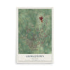 Map of Georgetown, Kentucky, 12 x 18 inch unframed archival matte print